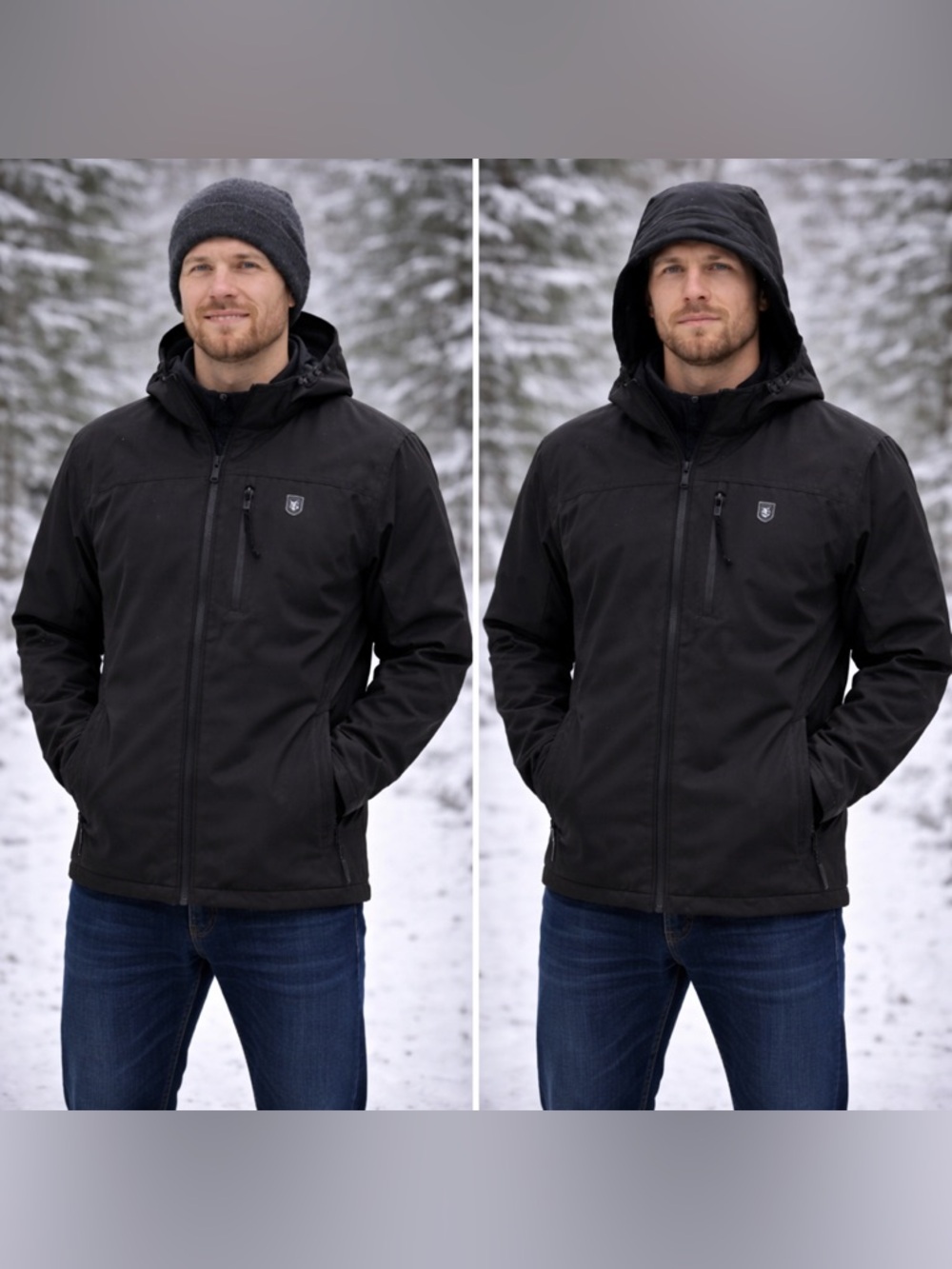 Tidewe Men’s Heated Jacket w/ Battery – Waterproof Windproof – NWT – Size M